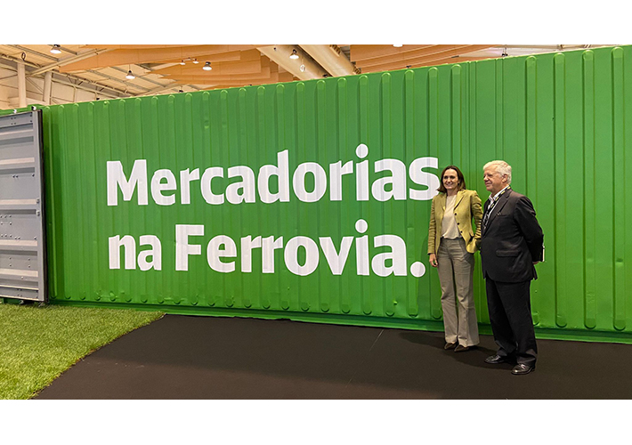 Foto La campaña internacional “Mercancías al tren” llega a Portugal para seguir reivindicando el papel del ferrocarril en la lucha contra el cambio climático.